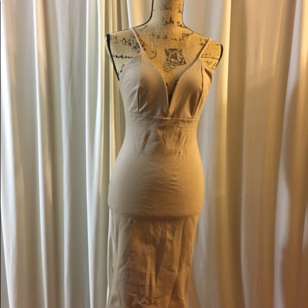Low neckline dress